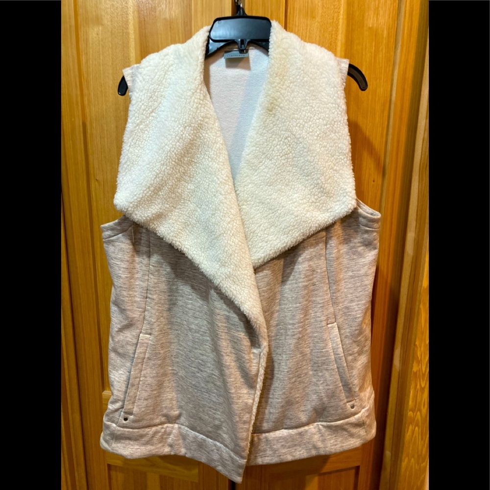 Athleta Light Grey Vest - image 1